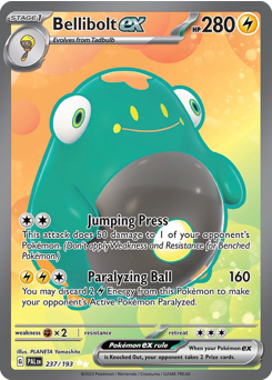 Bellibolt ex #237 Paldea Evolved