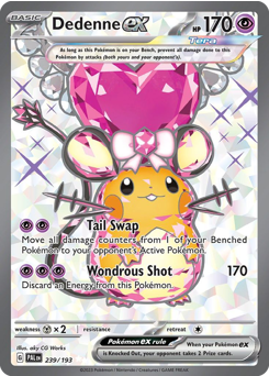 Dedenne ex #239 Paldea Evolved