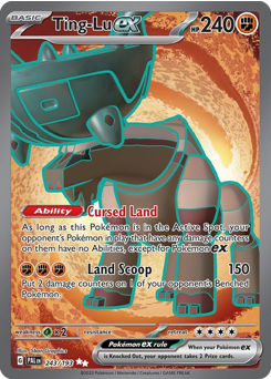 Ting-Lu ex #243 Paldea Evolved