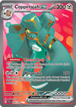Copperajah ex #245 Paldea Evolved
