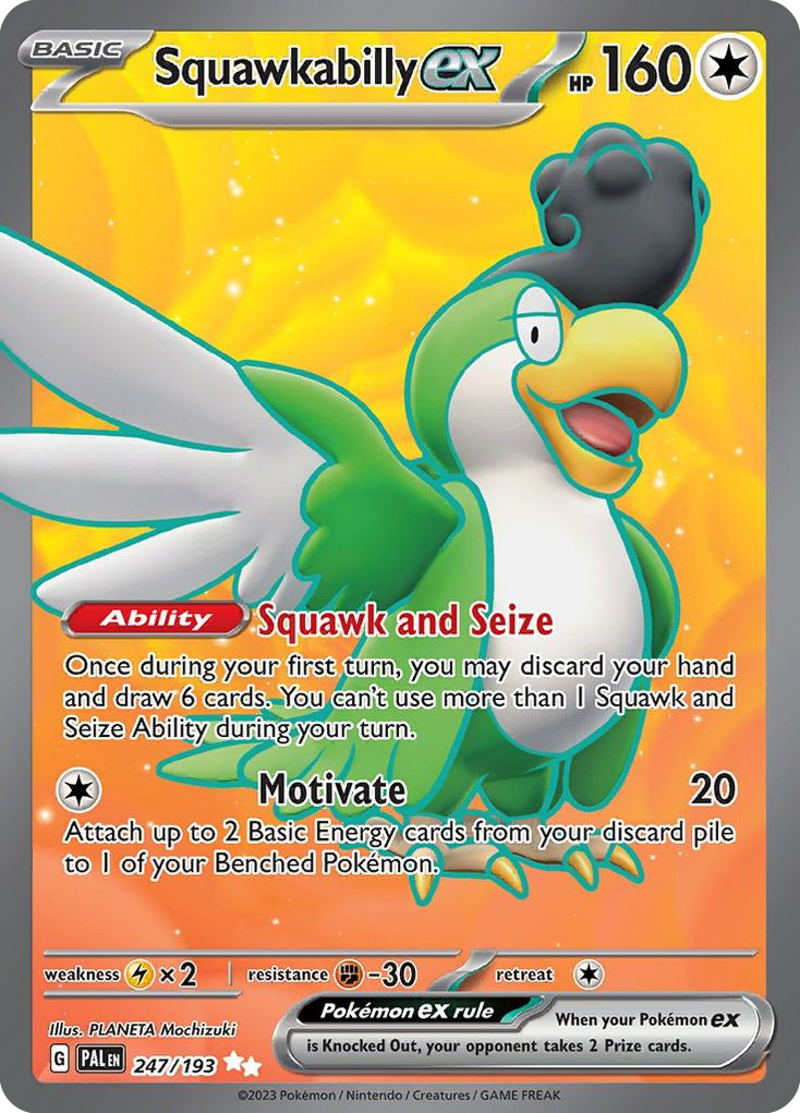 Squawkabilly ex #247 Paldea Evolved