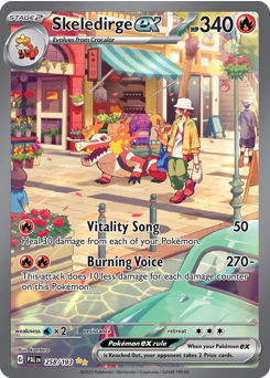 Skeledirge ex #258 Paldea Evolved