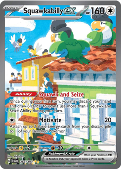 Squawkabilly ex #264 Paldea Evolved