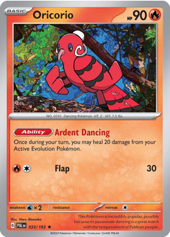 Oricorio #33 Paldea Evolved