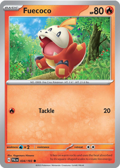 Fuecoco #34 Paldea Evolved