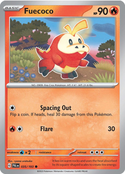 Fuecoco #35 Paldea Evolved