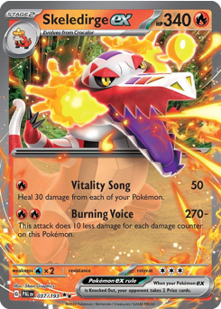 Skeledirge ex #37 Paldea Evolved
