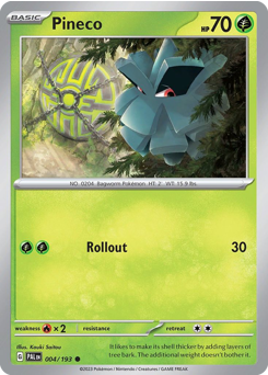 Pineco #4 Paldea Evolved