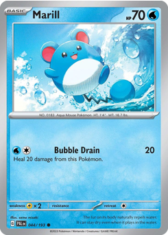 Marill Paldea Evolved #44