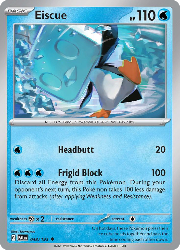 Eiscue #48 Paldea Evolved