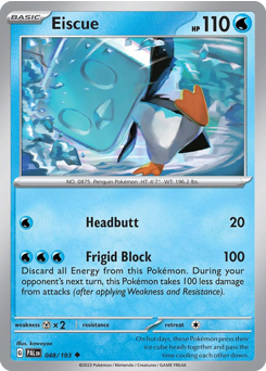 Eiscue #48 Paldea Evolved
