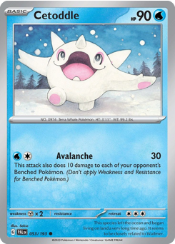 Cetoddle #53 Paldea Evolved