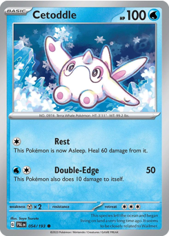 Cetoddle #54 Paldea Evolved
