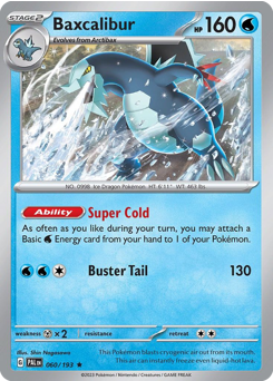 Baxcalibur #60 Paldea Evolved