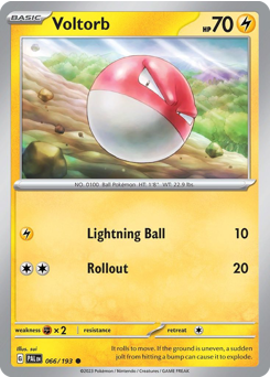 Voltorb #66 Paldea Evolved