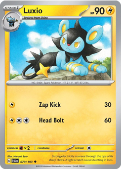 Luxio #70 Paldea Evolved