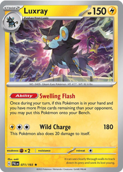 Luxray #71 Paldea Evolved