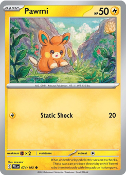 Pawmi #74 Paldea Evolved