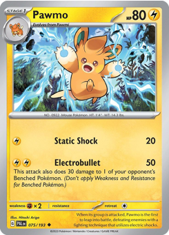 Pawmo #75 Paldea Evolved