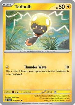 Tadbulb #77 Paldea Evolved
