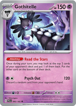 Gothitelle #92 Paldea Evolved