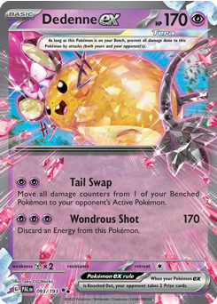 Dedenne ex #93 Paldea Evolved