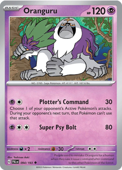 Oranguru #94 Paldea Evolved