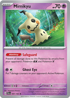 Mimikyu #97 Paldea Evolved