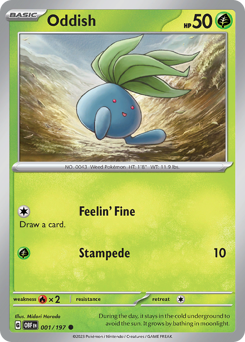 Oddish #1 Obsidian Flames