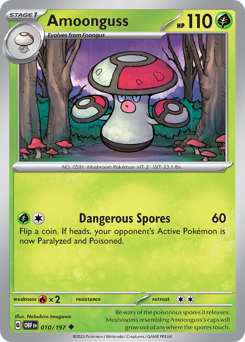Amoonguss #10 Obsidian Flames