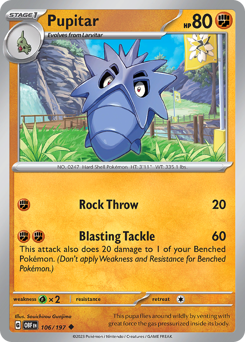 Pupitar #106 Obsidian Flames