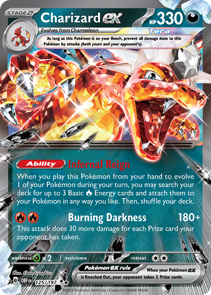 Charizard ex #125 Obsidian Flames