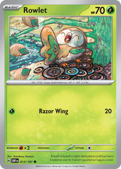 Rowlet #13 Obsidian Flames