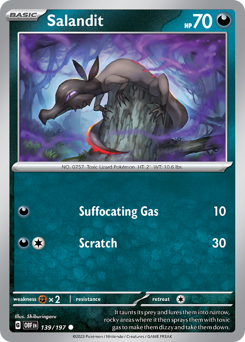 Salandit #139 Obsidian Flames