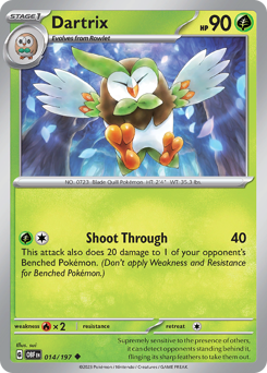 Dartrix #14 Obsidian Flames