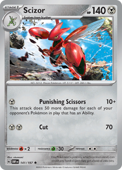 Scizor #141 Obsidian Flames
