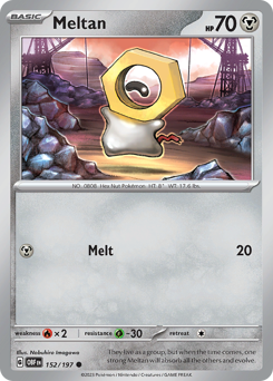Meltan #152 Obsidian Flames