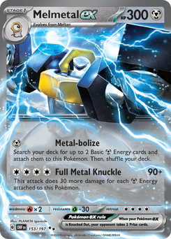 Melmetal ex #153 Obsidian Flames