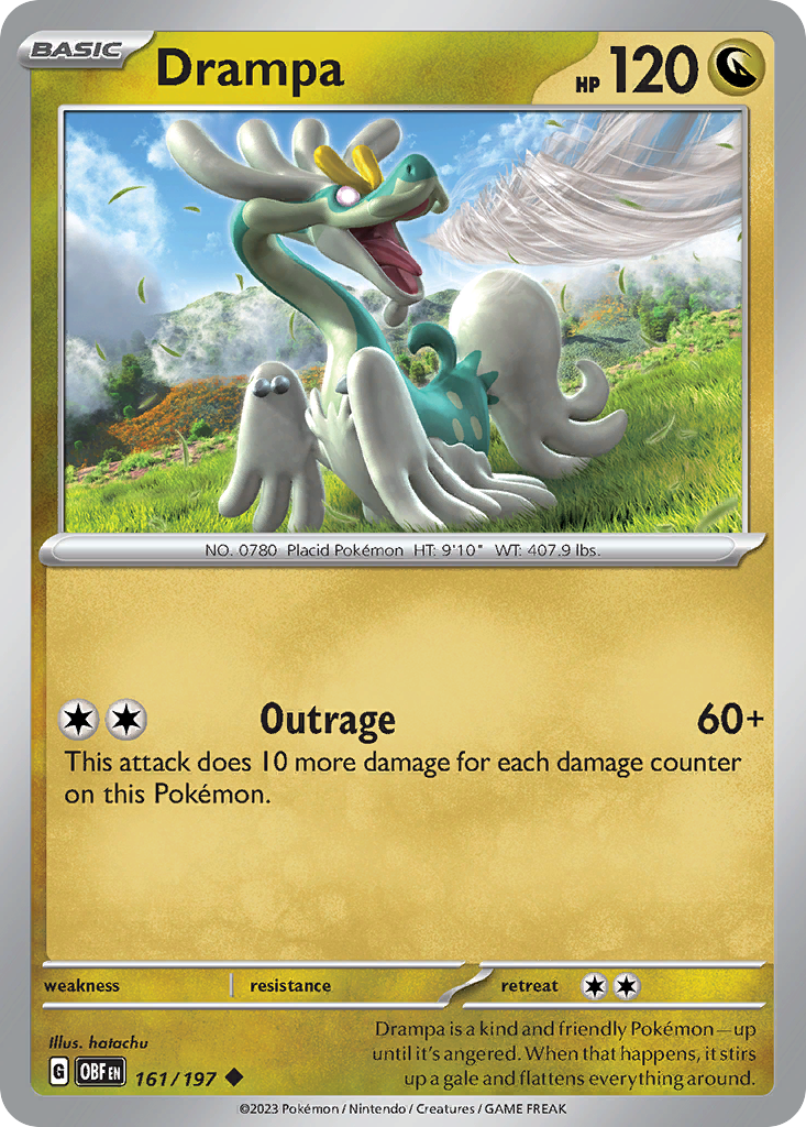 Drampa #161 Obsidian Flames