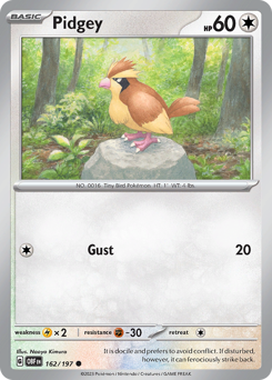 Pidgey #162 Obsidian Flames