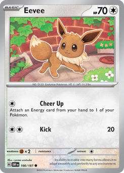 Eevee Obsidian Flames #166