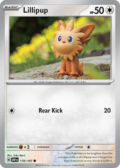 Lillipup #170 Obsidian Flames
