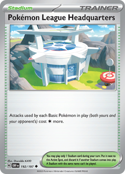 Pokémon League Headquarters #192 Obsidian Flames