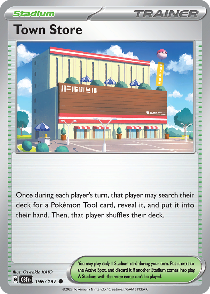 Town Store #196 Obsidian Flames