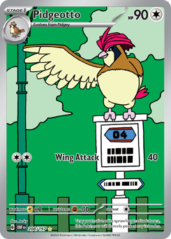 Pidgeotto #208 Obsidian Flames