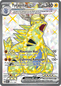 Tyranitar ex #211 Obsidian Flames