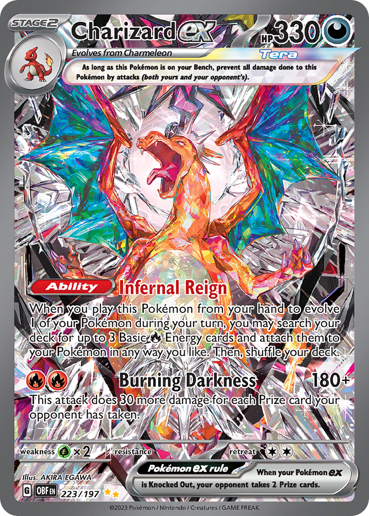 Charizard ex #223 Obsidian Flames