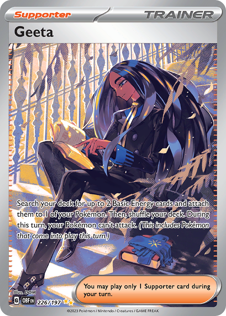 Geeta #226 Obsidian Flames