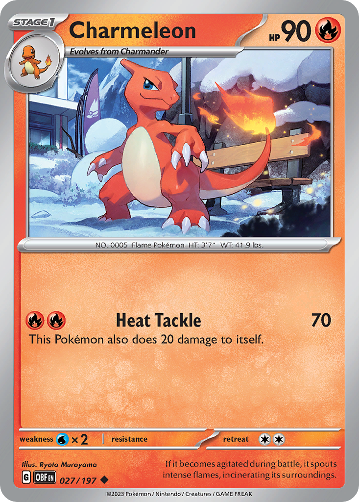 Charmeleon #27 Obsidian Flames