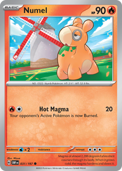 Numel #31 Obsidian Flames